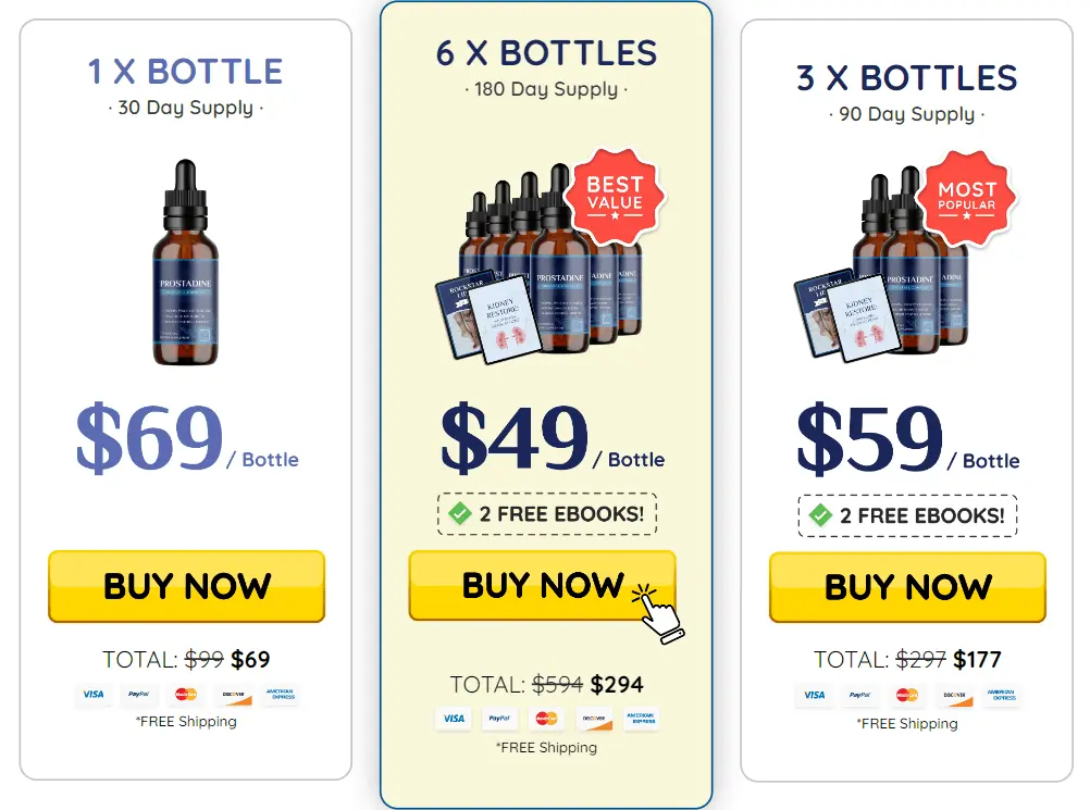 Prostadine price